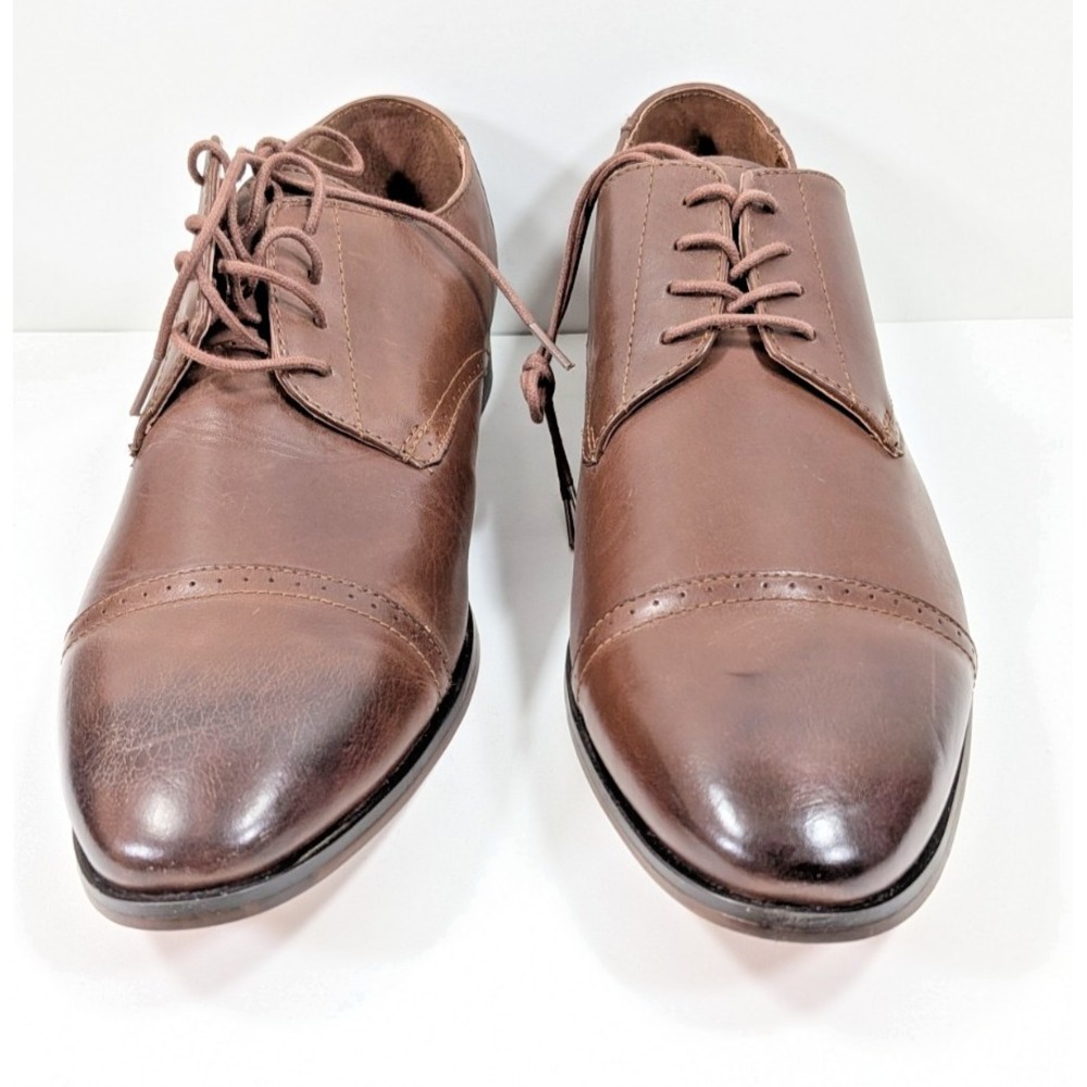 Frederico Leone Limited Tuxedo Shoes "Windsor" Brown Size 13 Style 6511